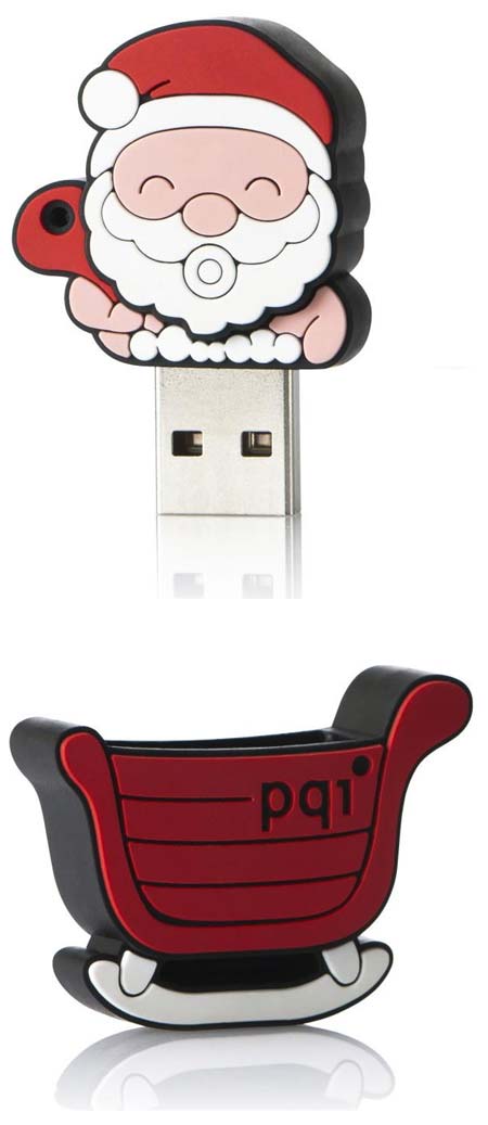 PQI представляет USB'шного Санту - Santa Claus U827 Travel Disk